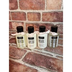 4 NEW Victoria's Secret Cotton Moisture Complex 3.4 Cream Scrub Wash oil lotion
